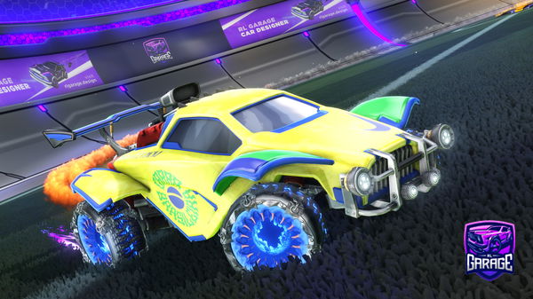 A Rocket League car design from SeuP4iMortal