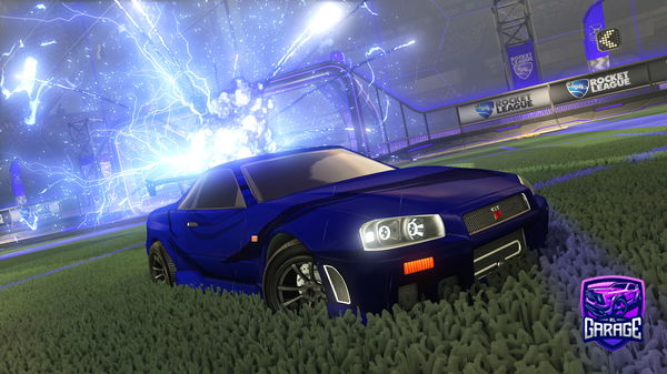 A Rocket League car design from DeeTom_