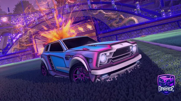 A Rocket League car design from gold1st