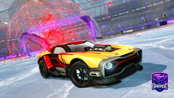 A Rocket League car design from RgCardinal1019
