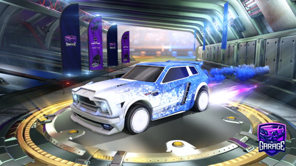 A Rocket League car design from Bluwie