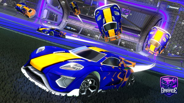 A Rocket League car design from RXNova