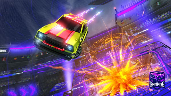 A Rocket League car design from MieltonYT