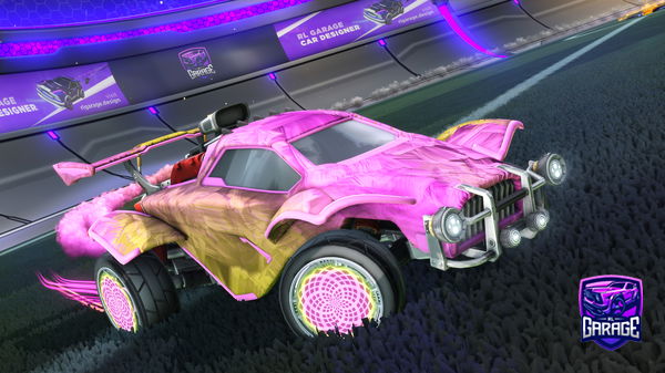 A Rocket League car design from vxflx