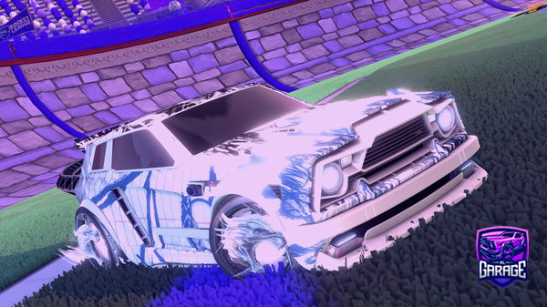 A Rocket League car design from CyberRodrigo