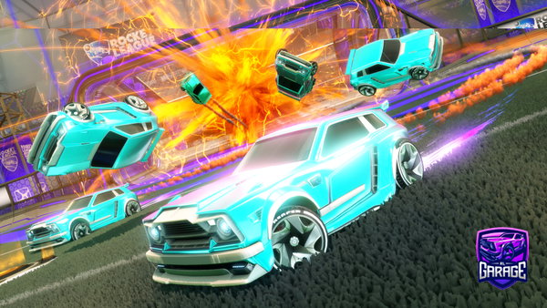 A Rocket League car design from AkanoBR