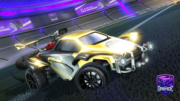 A Rocket League car design from messi66544