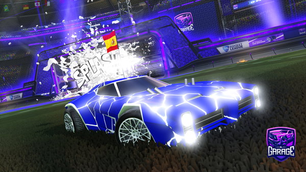 A Rocket League car design from elprocrack4