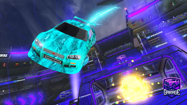 A Rocket League car design from KingSteve2534