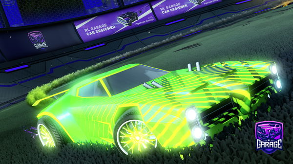 A Rocket League car design from hduo