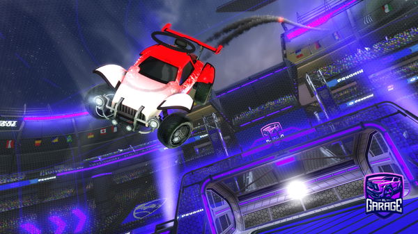 A Rocket League car design from Peanut10tottie