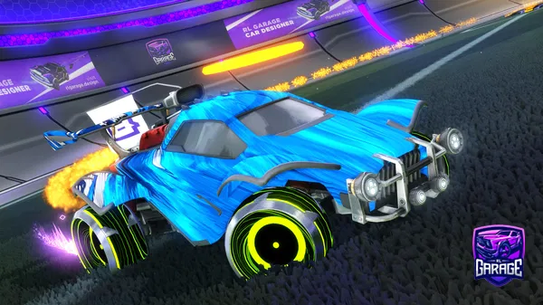 A Rocket League car design from Bbregisterbru