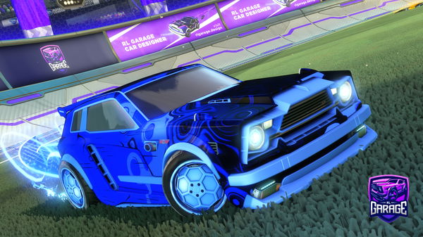 A Rocket League car design from LOLOLTIGER