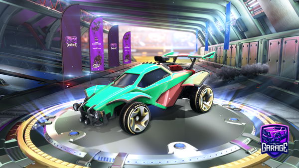 A Rocket League car design from Louramo_on_ps4