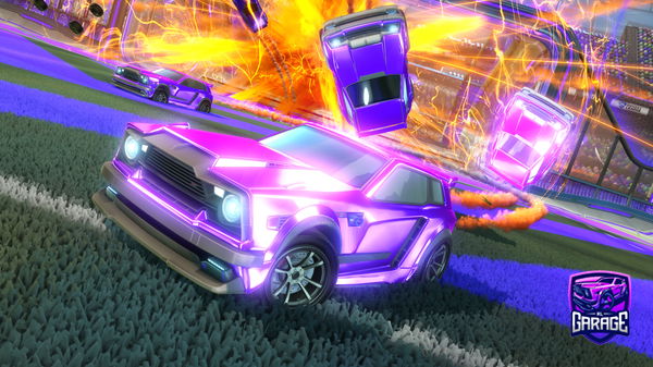 A Rocket League car design from Teamneron