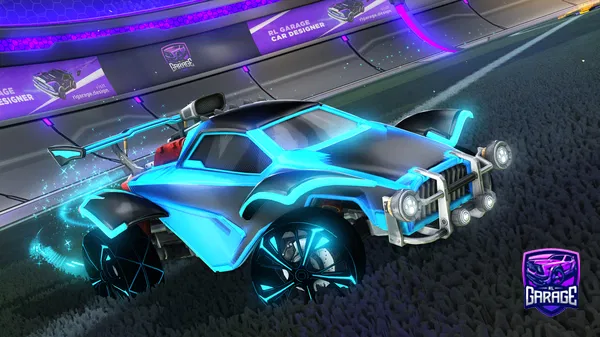 A Rocket League car design from dargon2147