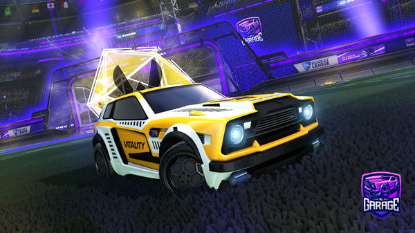A Rocket League car design from Zenkaii