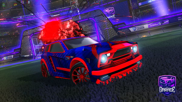 A Rocket League car design from Mercmayhem