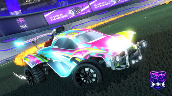 A Rocket League car design from amustycowRLG