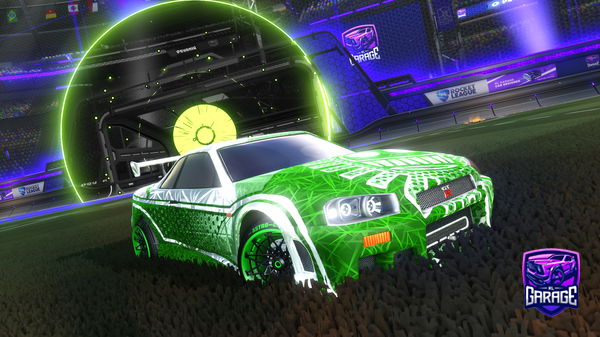 A Rocket League car design from Ven3x