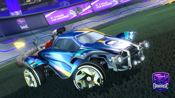 A Rocket League car design from UBERM4RV