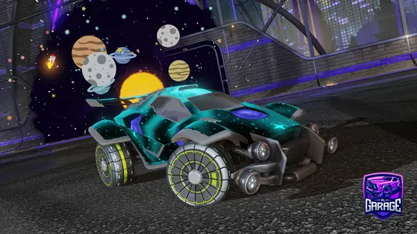 A Rocket League car design from Icey-Y0yo