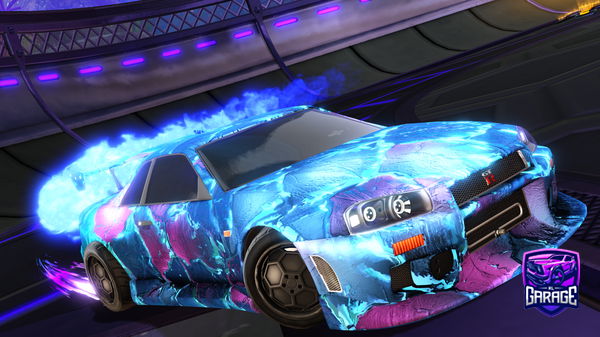 A Rocket League car design from Moonyxwolf