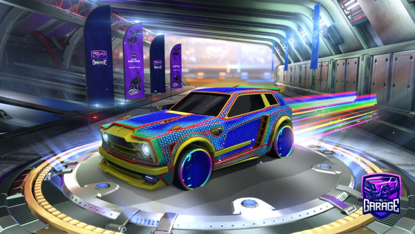 A Rocket League car design from Electricbull1