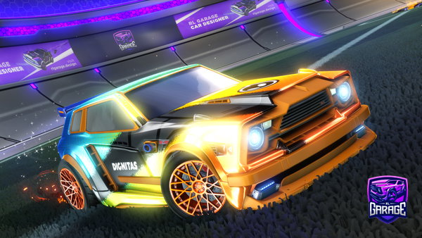 A Rocket League car design from no_friends429