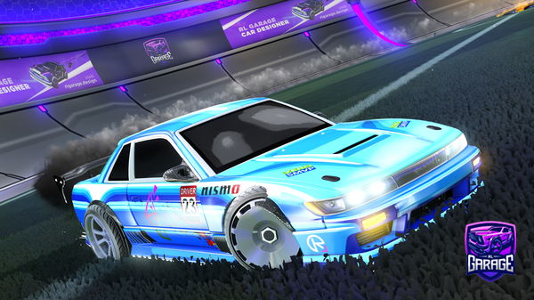 A Rocket League car design from TOXT3R