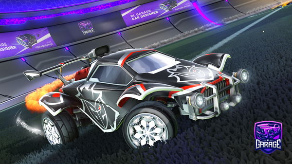 A Rocket League car design from tigas_proms