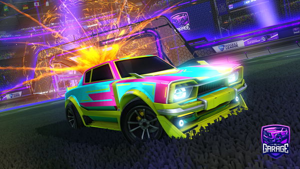 A Rocket League car design from Asinaga