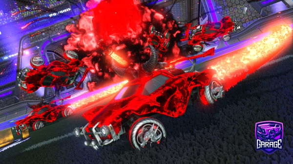 A Rocket League car design from Ieatfrog3