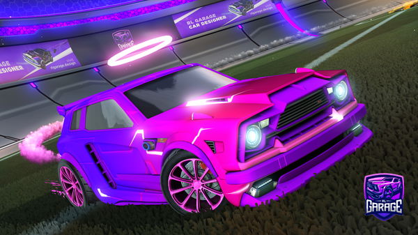 A Rocket League car design from quadflipreset