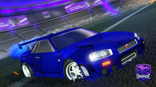 A Rocket League car design from PWR_METZ