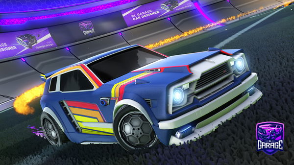 A Rocket League car design from NiElPa