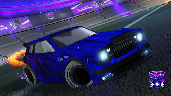 A Rocket League car design from papichulo127