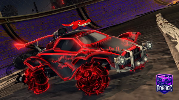 A Rocket League car design from Wowabra