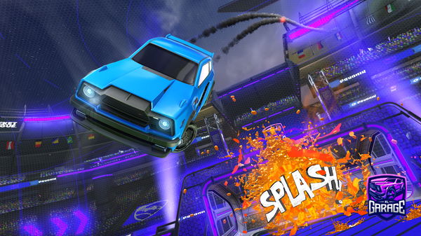 A Rocket League car design from Squrtin