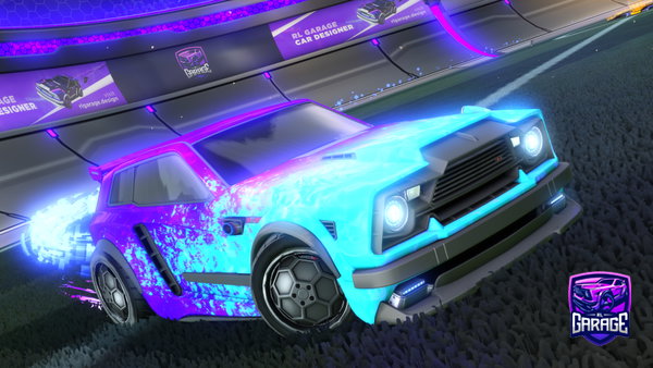A Rocket League car design from ZeeGee