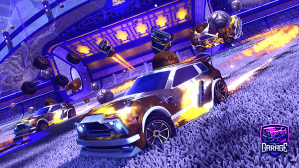 A Rocket League car design from CYYB0RG