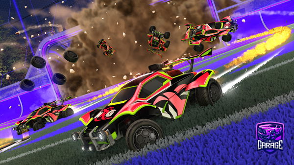 A Rocket League car design from nrg_kuxir