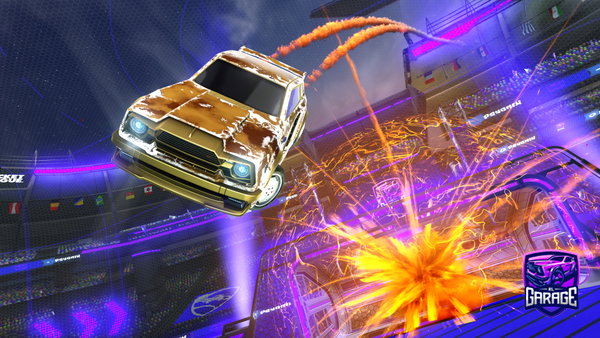 A Rocket League car design from u4s4yt