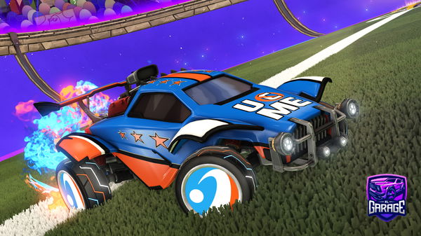 A Rocket League car design from Raphanguille