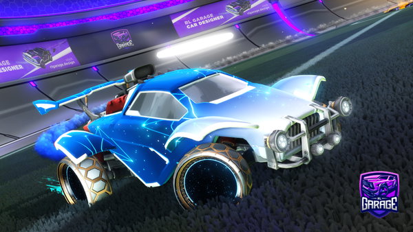 A Rocket League car design from WantedTWoctane