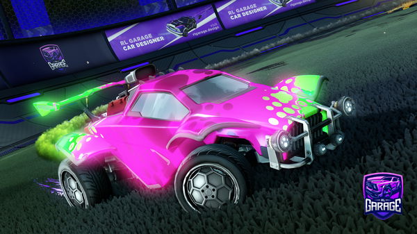 A Rocket League car design from fudmeow