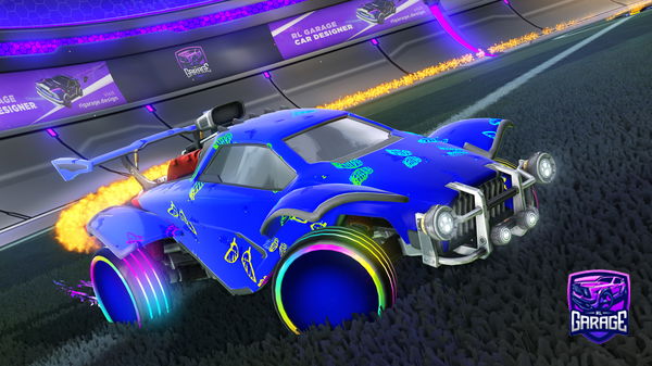 A Rocket League car design from Wihkam