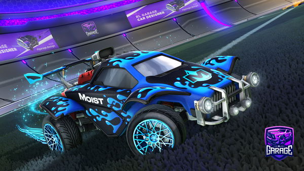 A Rocket League car design from thisismiek