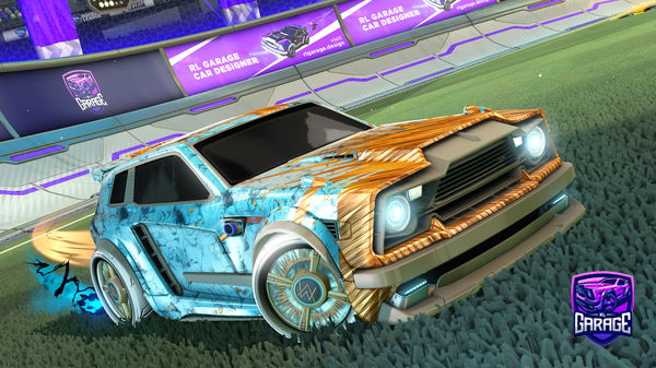 A Rocket League car design from ItsGiuze