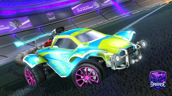 A Rocket League car design from drft_rl